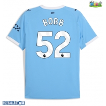 Manchester City Oscar Bobb #52 Hjemmedrakt 2025-26 Kortermet